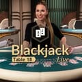 Live Blackjack 18