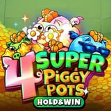 4 Super Piggypots Hold and Win