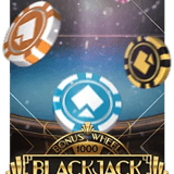 Blackjack Bonus Wheel 1000 8 deck