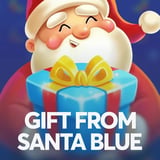 Gift From Santa Blue