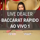 Live Dealer Baccarat Rápido ao Vivo 1
