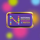 National Bingo Game Scratch and Match