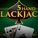 5 Hand Blackjack - Straight 2 Flush & Upcard Luck