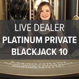 Platinum Private Blackjack 10