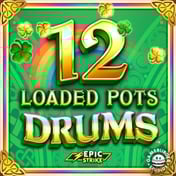 12 Loaded Pots Drums