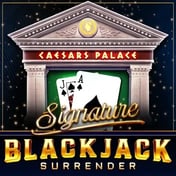 Caesars Palace Signature Blackjack Surrender