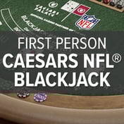First Person Caesars NFL® Blackjack