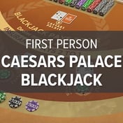 First Person Caesars Palace Blackjack