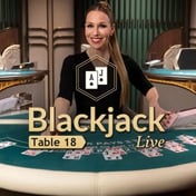 Live Blackjack 18