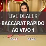 Live Dealer Baccarat Rápido ao Vivo 1