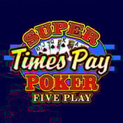 Super Times Pay Five Play Video Poker