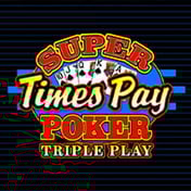 Super Times Pay Triple Play Video Poker