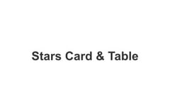 Stars Card & Table