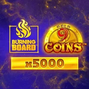 9 Coins Gold Burning Board