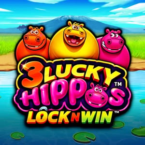 3 Lucky Hippos Lock N Win
