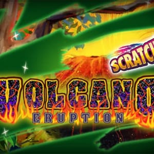 Volcano Eruption Scratch Card