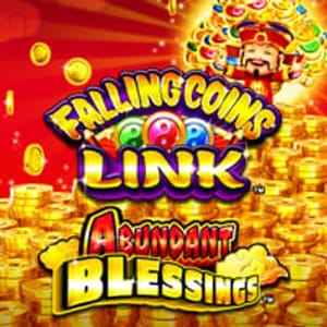 Falling Coins Link Abundant Blessings