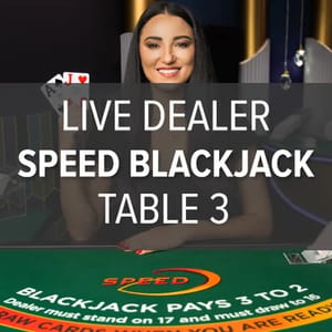 Live Dealer Classic Speed Blackjack Table 3