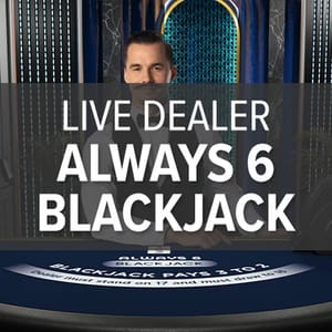 Live Dealer Always 6 Blackjack 4