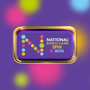 National Bingo Game Spin and Win